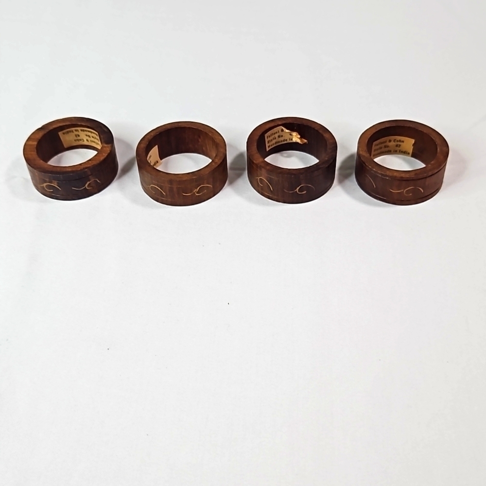 Fallani & Cohn 4 piece Napkin Rings